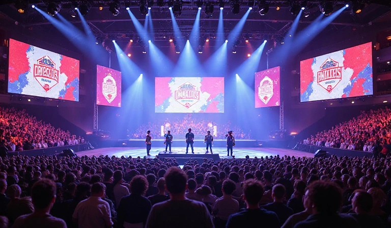 Esports tournament grand finals scene